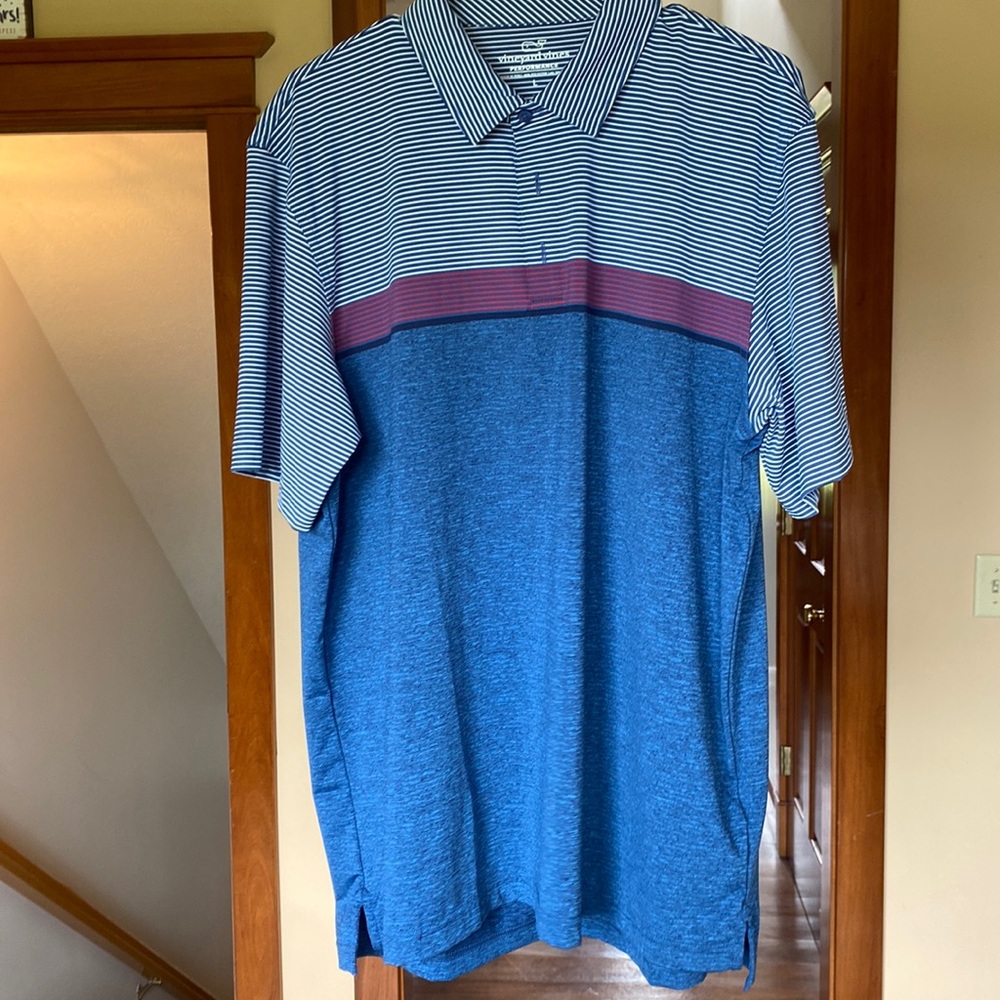 Men’s Large Vineyard Vines Performance Polo